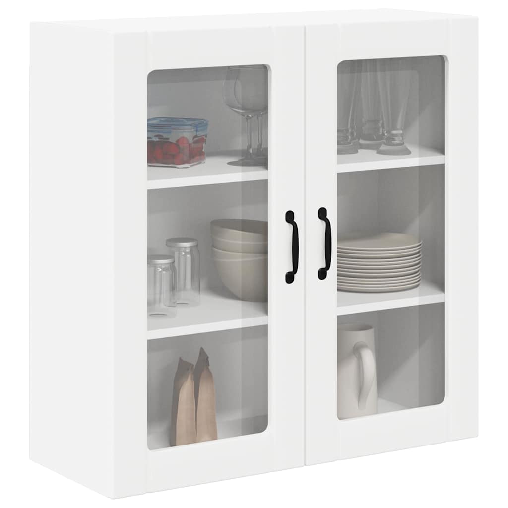 Vegghylle LUCCA Hvit 80 x 31 x 80 cm Konstruert tre