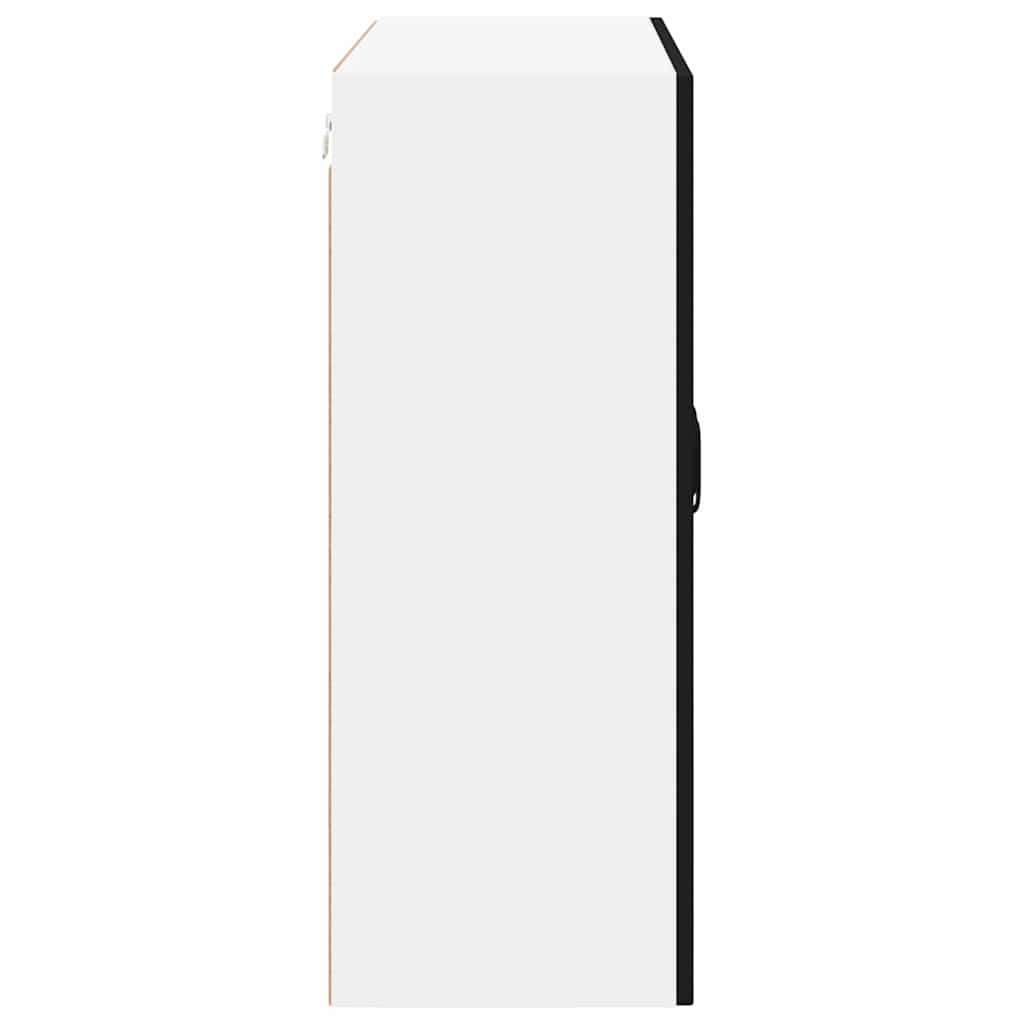 Vegghylle LUCCA Svart 80 x 31 x 80 cm Konstruert tre
