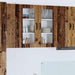 Vegghylle LUCCA Gammelt tre 80 x 31 x 80 cm Konstruert tre