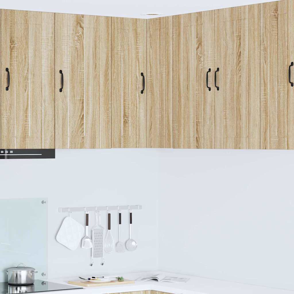 Vegghjørneskap LUCCA Sonoma eik 57 x 57 x 80 cm Konstruert tre