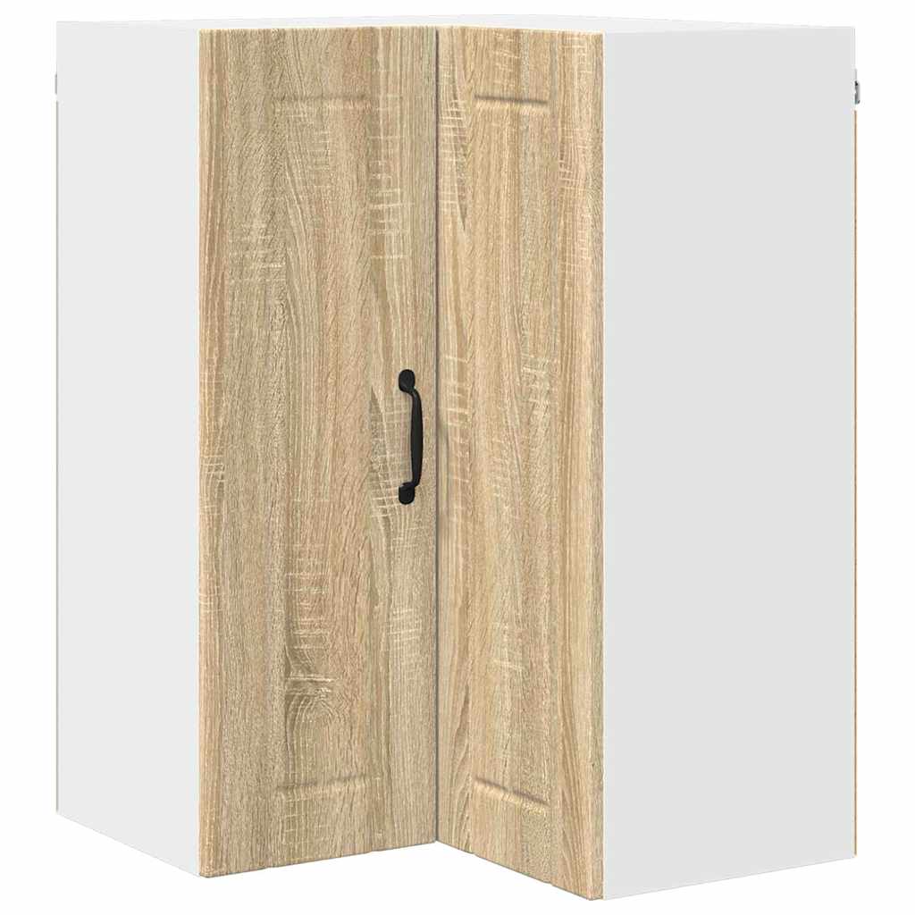 Vegghjørneskap LUCCA Sonoma eik 57 x 57 x 80 cm Konstruert tre