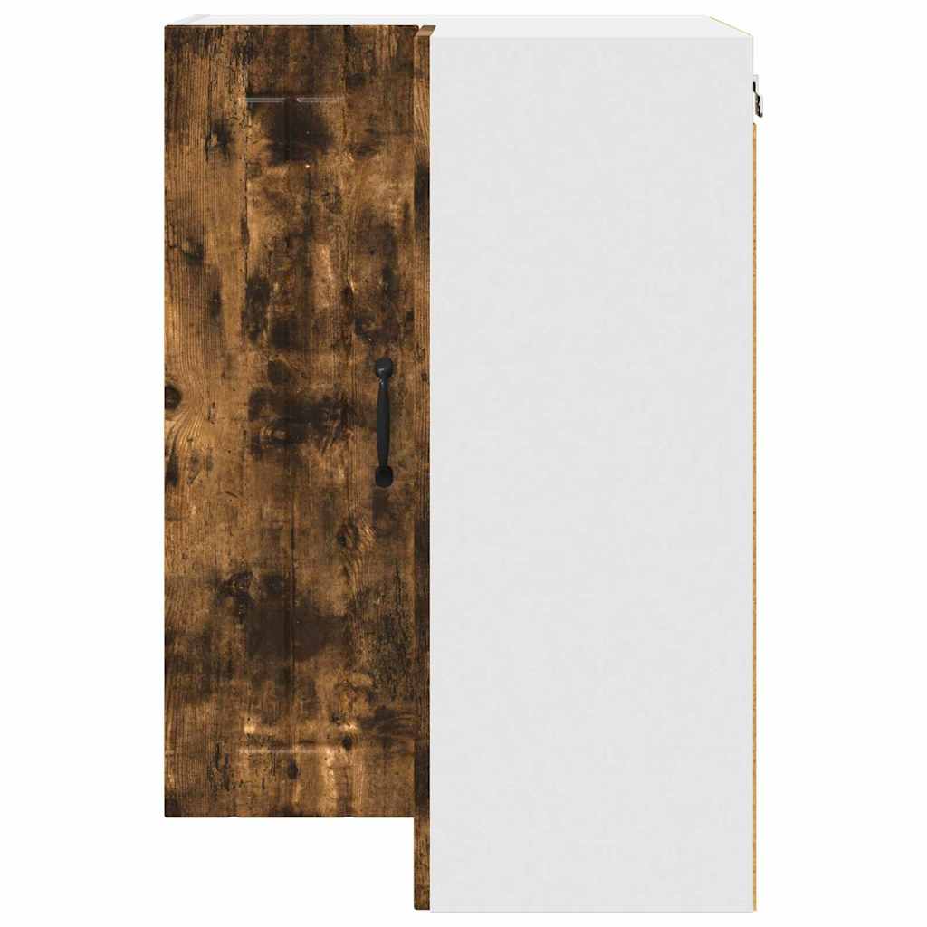 Vegghjørneskap LUCCA Røkt Eik 57 x 57 x 80 cm Konstruert tre