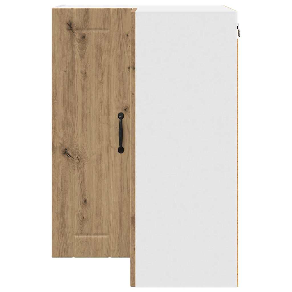 Vegghjørneskap LUCCA Artisan eik 57 x 57 x 80 cm Konstruert tre