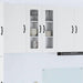 Vegghylle LUCCA Hvit 60 x 31 x 80 cm Konstruert tre