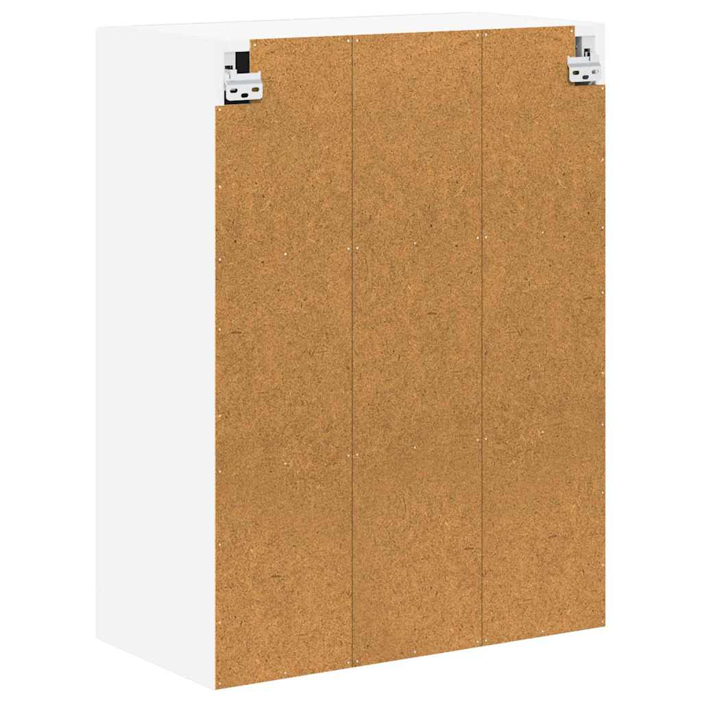 Vegghylle LUCCA Hvit 60 x 31 x 80 cm Konstruert tre
