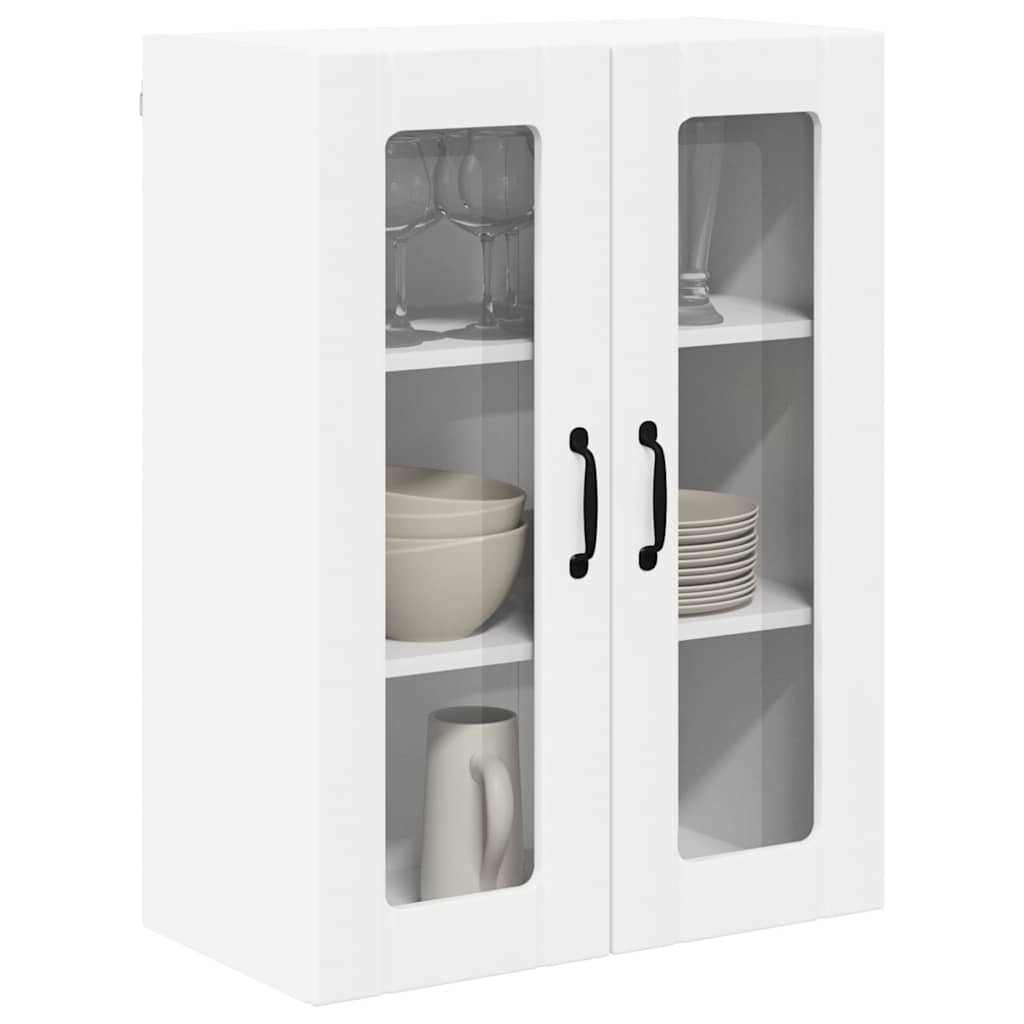 Vegghylle LUCCA Hvit 60 x 31 x 80 cm Konstruert tre