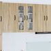Vegghylle LUCCA Sonoma eik 60 x 31 x 80 cm Konstruert tre