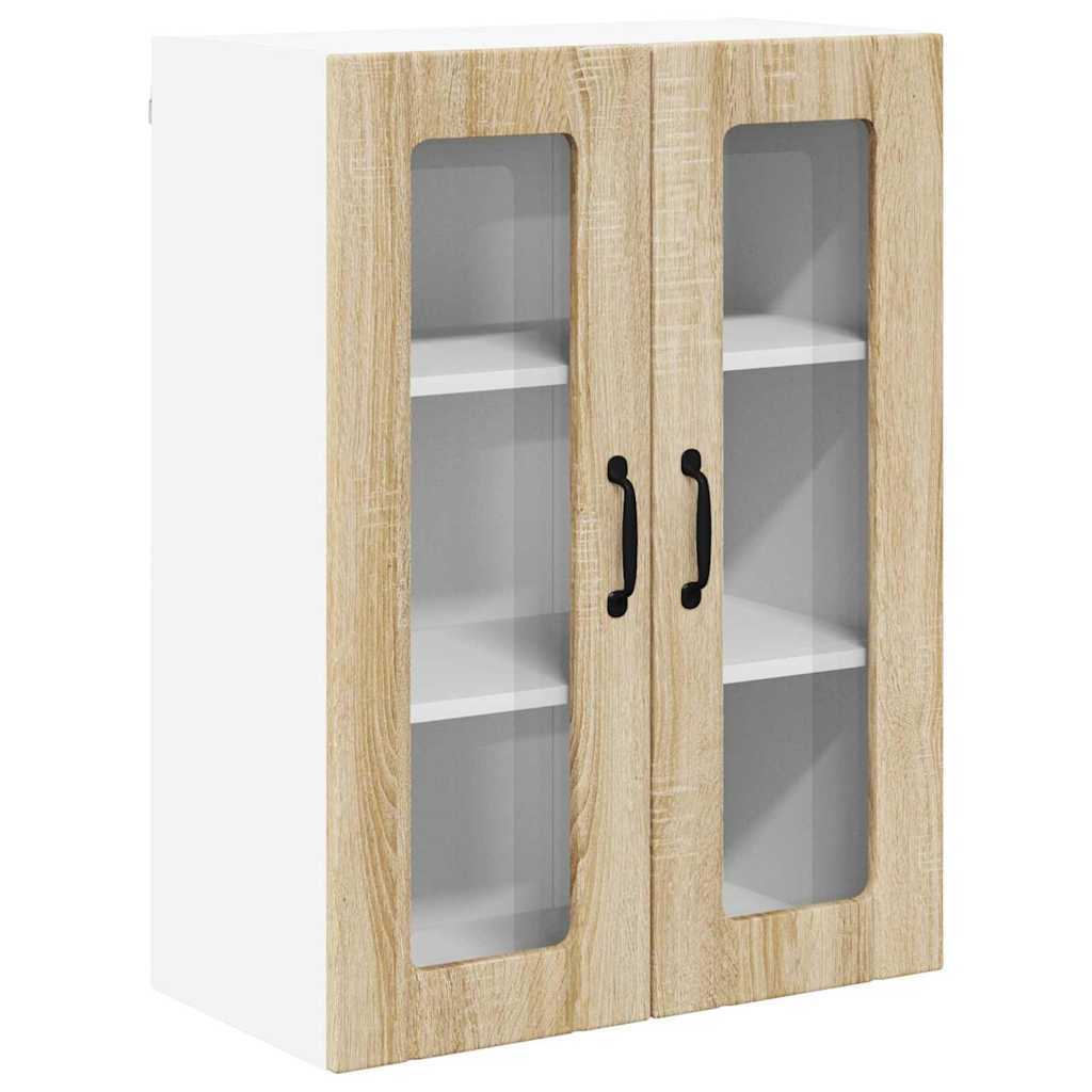 Vegghylle LUCCA Sonoma eik 60 x 31 x 80 cm Konstruert tre