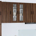 Vegghylle LUCCA Brun eik 60 x 31 x 80 cm Konstruert tre