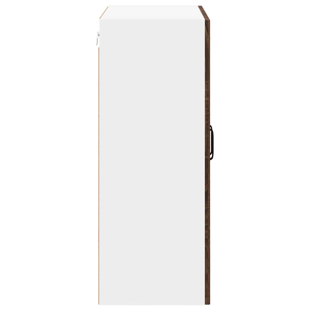 Vegghylle LUCCA Brun eik 60 x 31 x 80 cm Konstruert tre