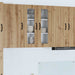 Vegghylle LUCCA Artisan eik 60 x 31 x 80 cm Konstruert tre