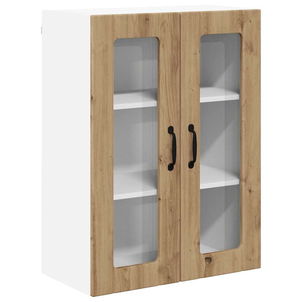 Vegghylle LUCCA Artisan eik 60 x 31 x 80 cm Konstruert tre