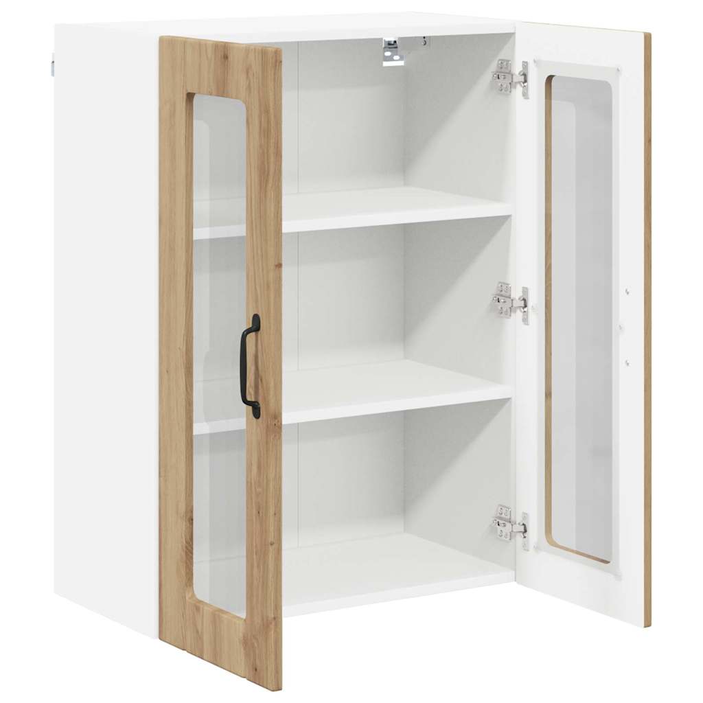 Vegghylle LUCCA Artisan eik 60 x 31 x 80 cm Konstruert tre