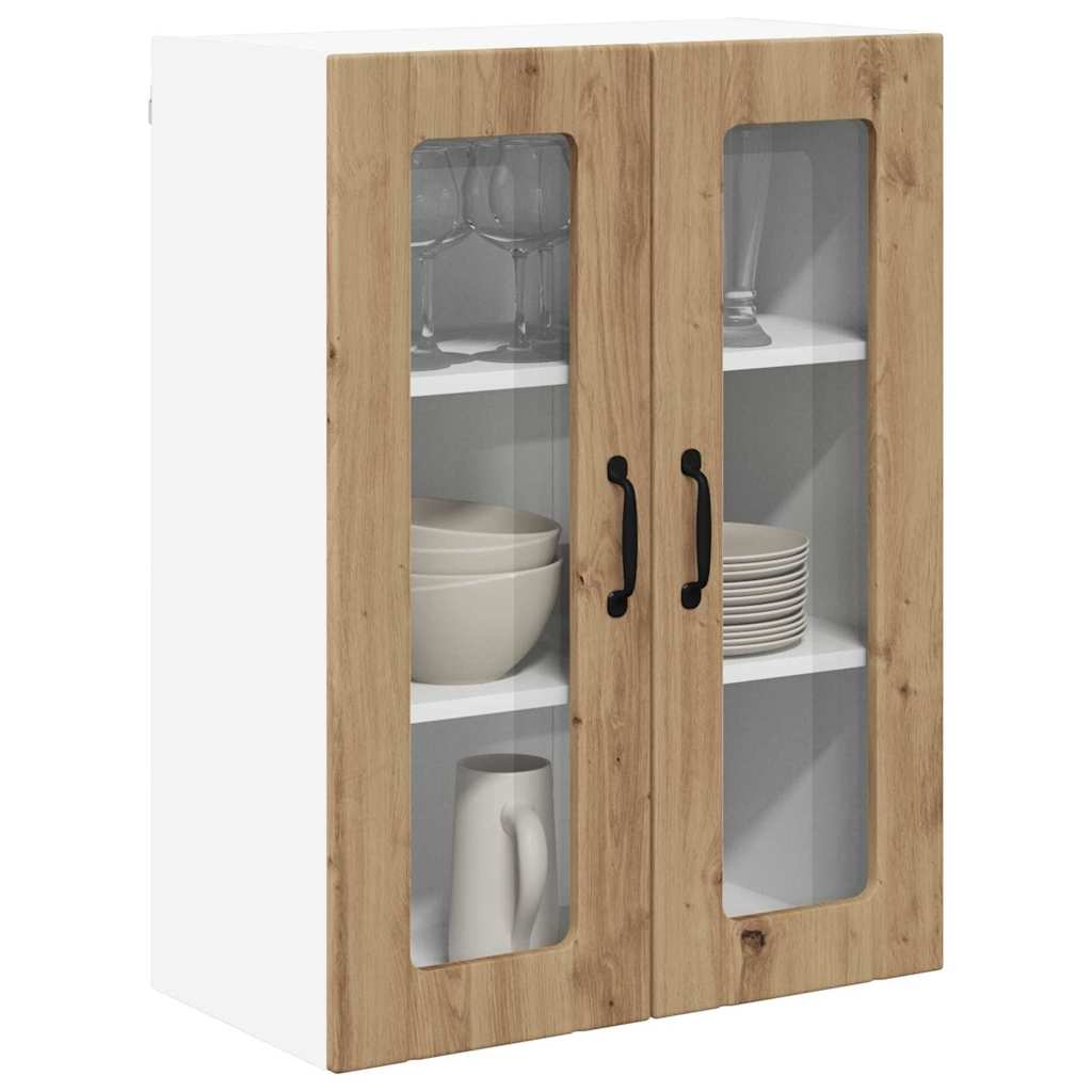 Vegghylle LUCCA Artisan eik 60 x 31 x 80 cm Konstruert tre