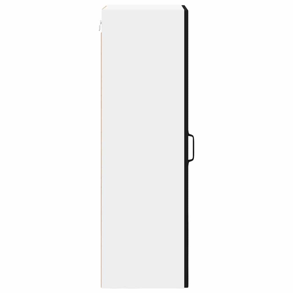 Vegghylle Lucca Svart 40 x 31 x 100 cm Konstruert tre