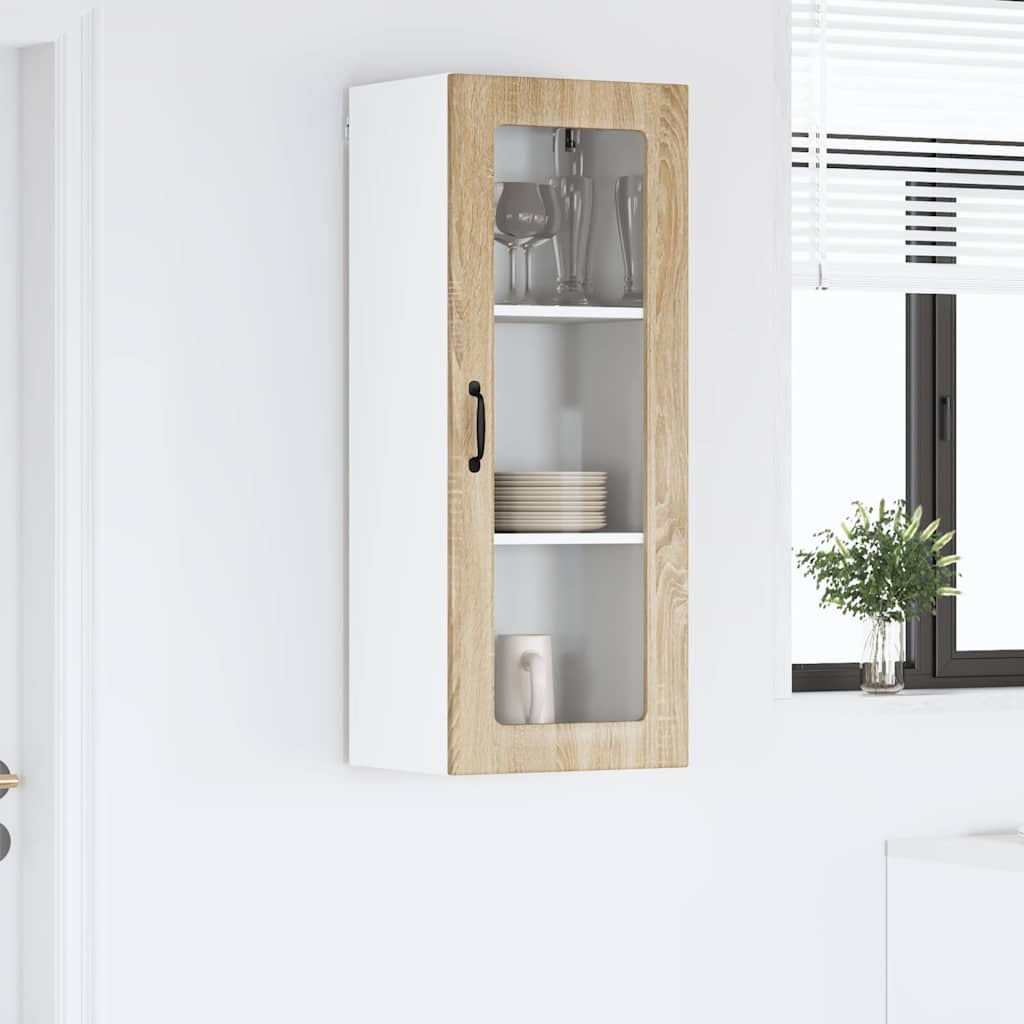 Vegghylle LUCCA Sonoma eik 40 x 31 x 100 cm Konstruert tre
