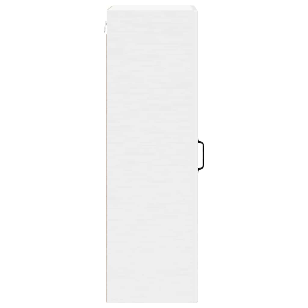 Vegghylle LUCCA Høgglans hvit 40 x 31 x 100 cm Konstruert tre