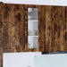 Vegghylle LUCCA Røkt Eik 40 x 31 x 100 cm Konstruert tre