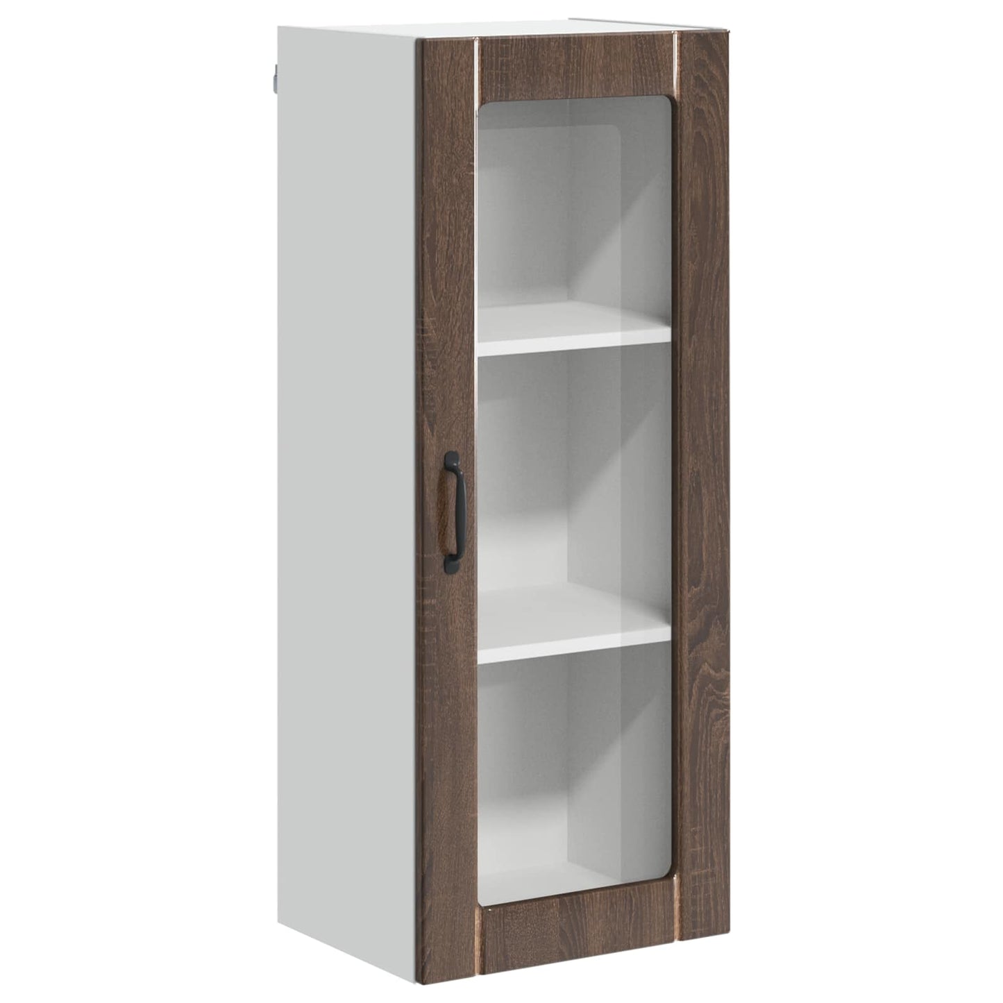 Vegghylle LUCCA Brun eik 40 x 31 x 100 cm Konstruert tre
