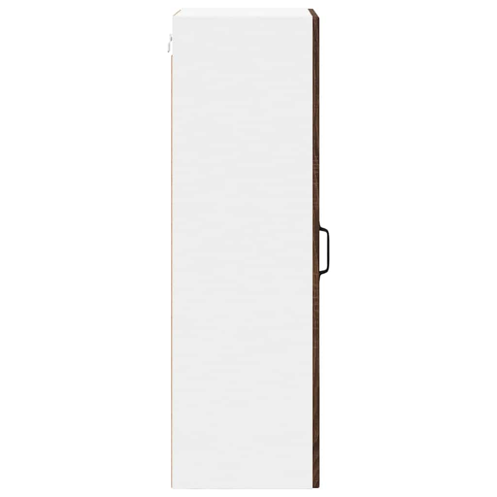 Vegghylle LUCCA Brun eik 40 x 31 x 100 cm Konstruert tre