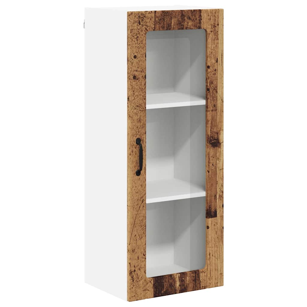 Vegghylle LUCCA Gammelt tre 40 x 31 x 100 cm Konstruert tre
