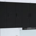 Veggskap LUCCA Svart 30 x 31 x 100 cm Konstruert tre