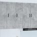 Veggskap LUCCA Betonggrå 30 x 31 x 100 cm Konstruert tre