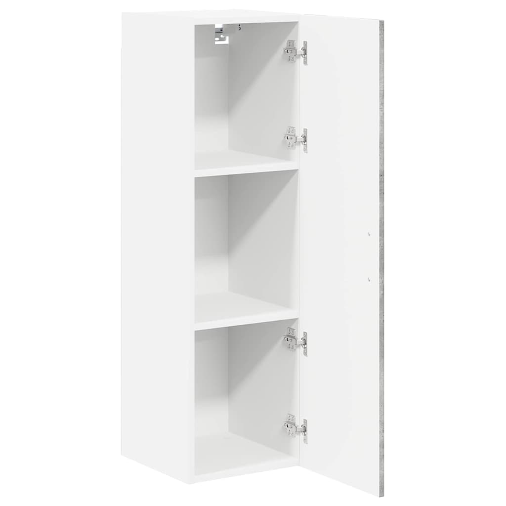 Veggskap LUCCA Betonggrå 30 x 31 x 100 cm Konstruert tre