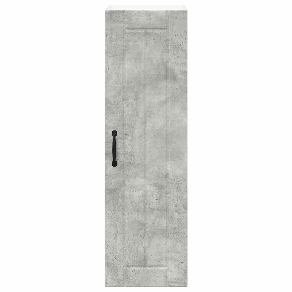 Veggskap LUCCA Betonggrå 30 x 31 x 100 cm Konstruert tre