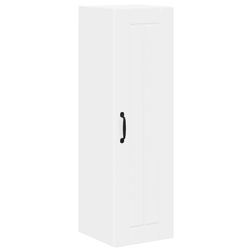 Veggskap LUCCA Høgglans hvit 30 x 31 x 100 cm Konstruert tre