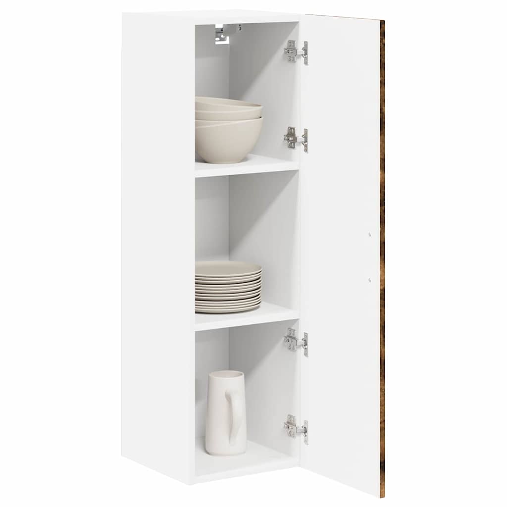 Veggskap LUCCA Røkt Eik 30 x 31 x 100 cm Konstruert tre