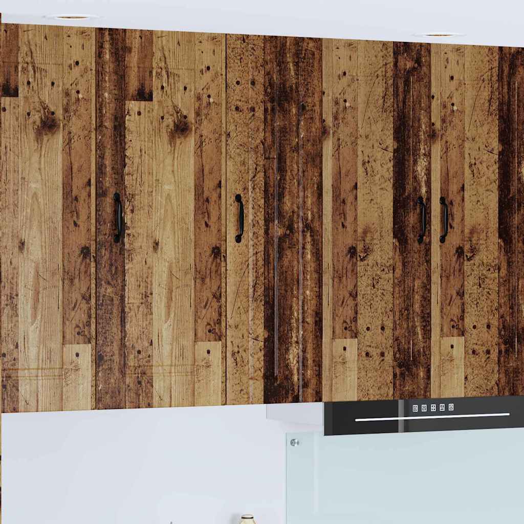 Veggskap LUCCA Gammelt tre 30 x 31 x 100 cm Konstruert tre