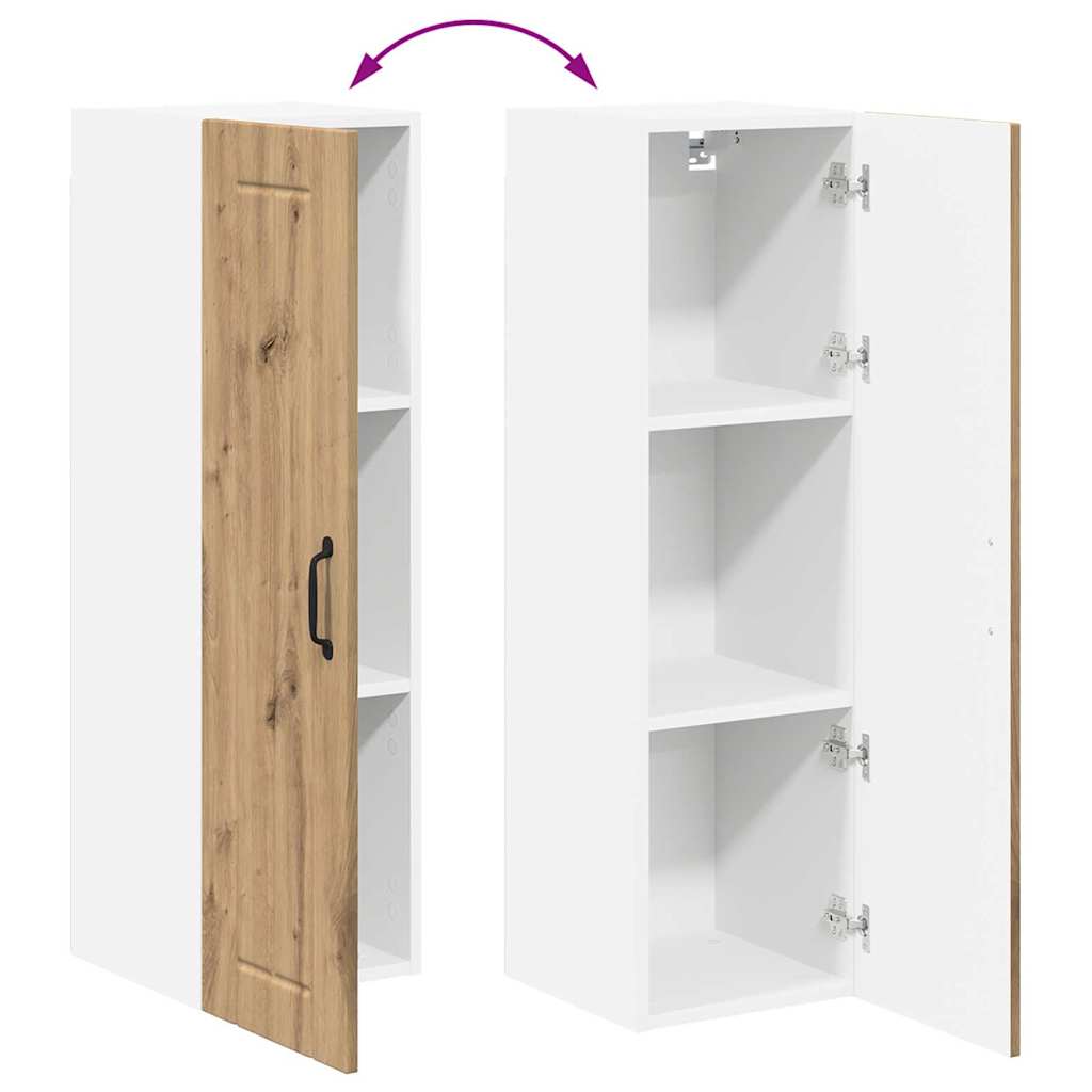 Veggskap LUCCA Artisan eik 30 x 31 x 100 cm Konstruert tre