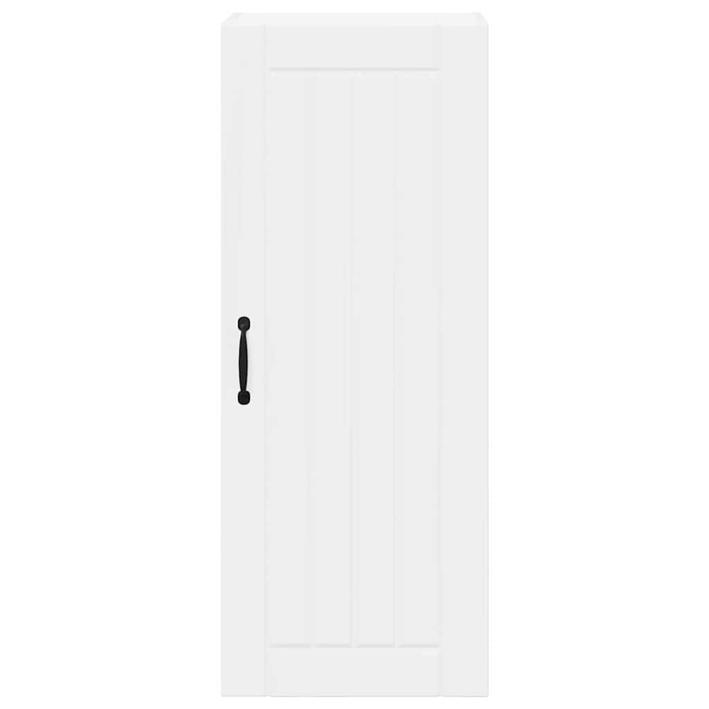 Veggskap LUCCA Høgglans hvit 40 x 31 x 100 cm Konstruert tre
