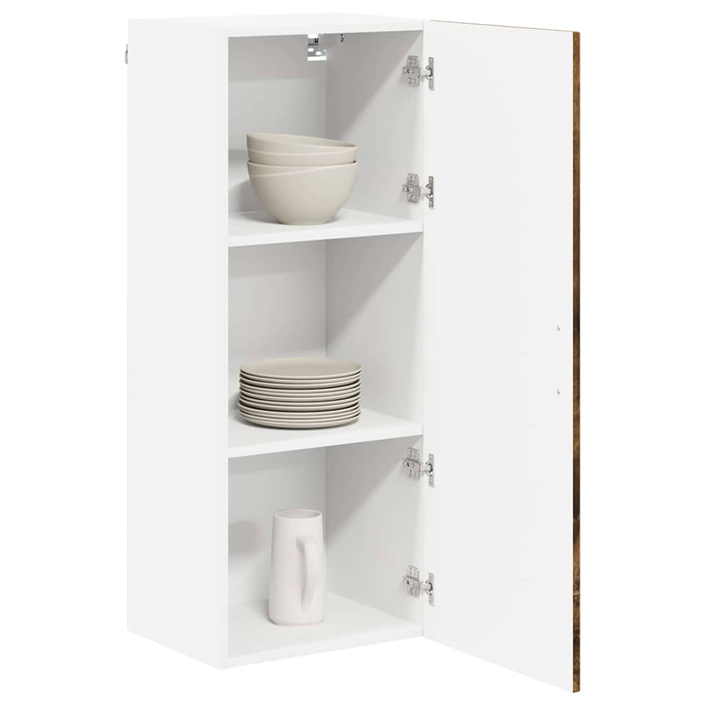 Veggskap LUCCA Røkt Eik 40 x 31 x 100 cm Konstruert tre