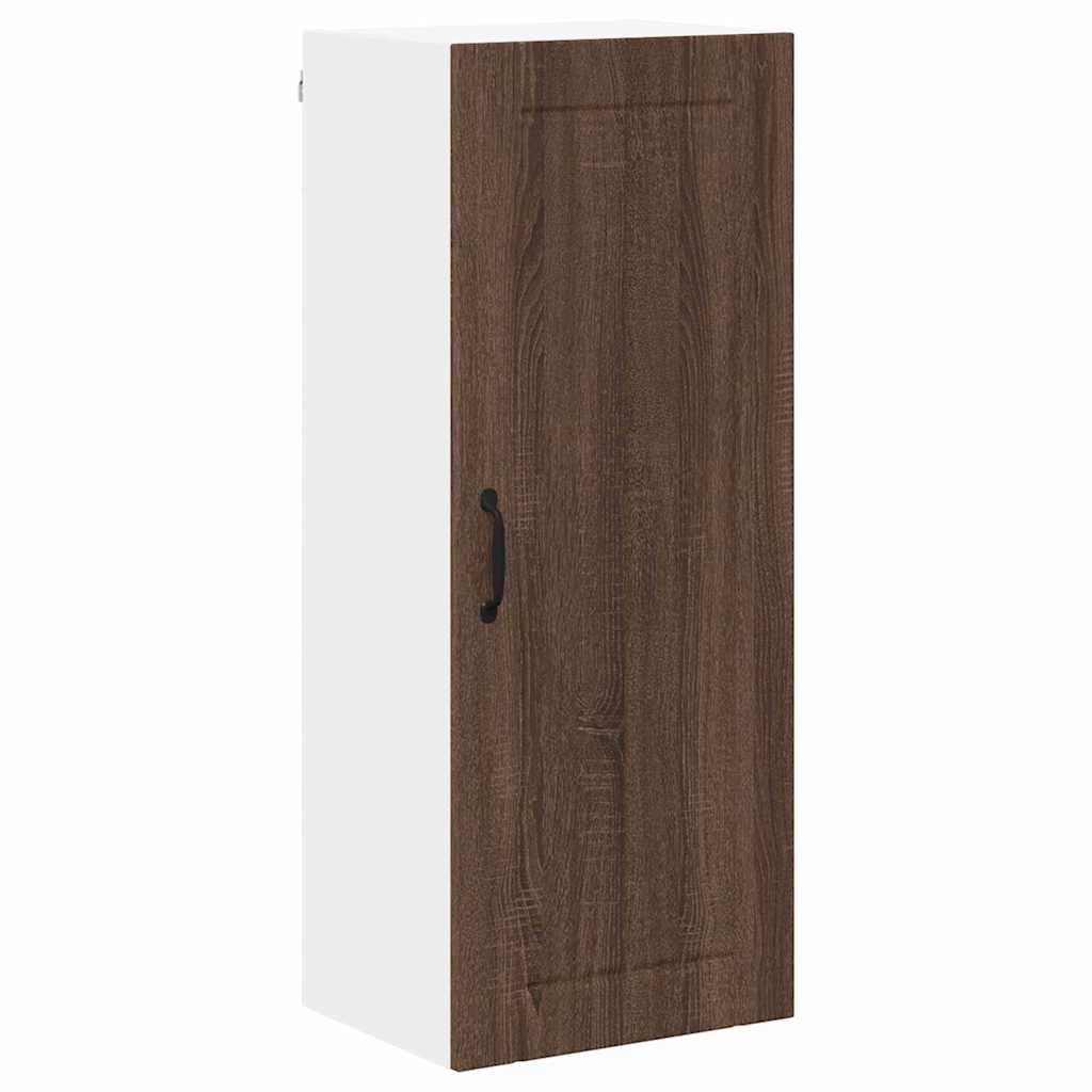 Veggskap LUCCA Brun eik 40 x 31 x 100 cm Konstruert tre