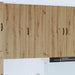 Veggskap LUCCA Artisan eik 50 x 31 x 100 cm Konstruert tre
