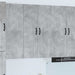 Veggskap LUCCA Betonggrå 60 x 31 x 100 cm Konstruert tre