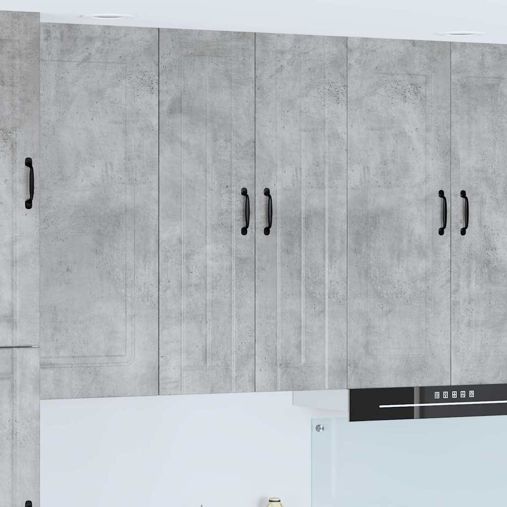 Veggskap LUCCA Betonggrå 60 x 31 x 100 cm Konstruert tre