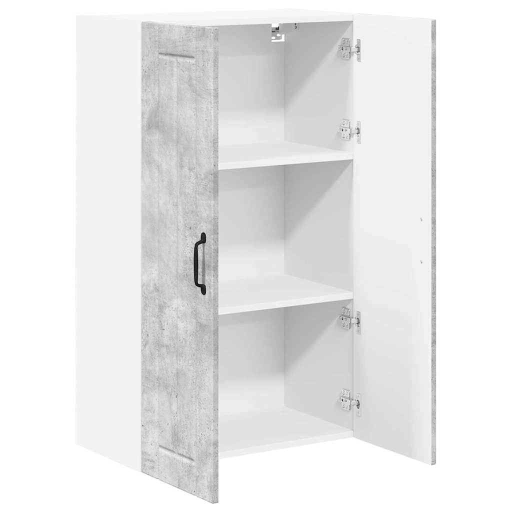 Veggskap LUCCA Betonggrå 60 x 31 x 100 cm Konstruert tre