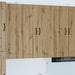 Veggskap LUCCA Artisan eik 60 x 31 x 100 cm Konstruert tre