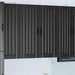 Veggskap LUCCA Svart 80 x 31 x 100 cm Konstruert tre