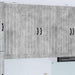 Veggskap LUCCA Betonggrå 80 x 31 x 100 cm Konstruert tre