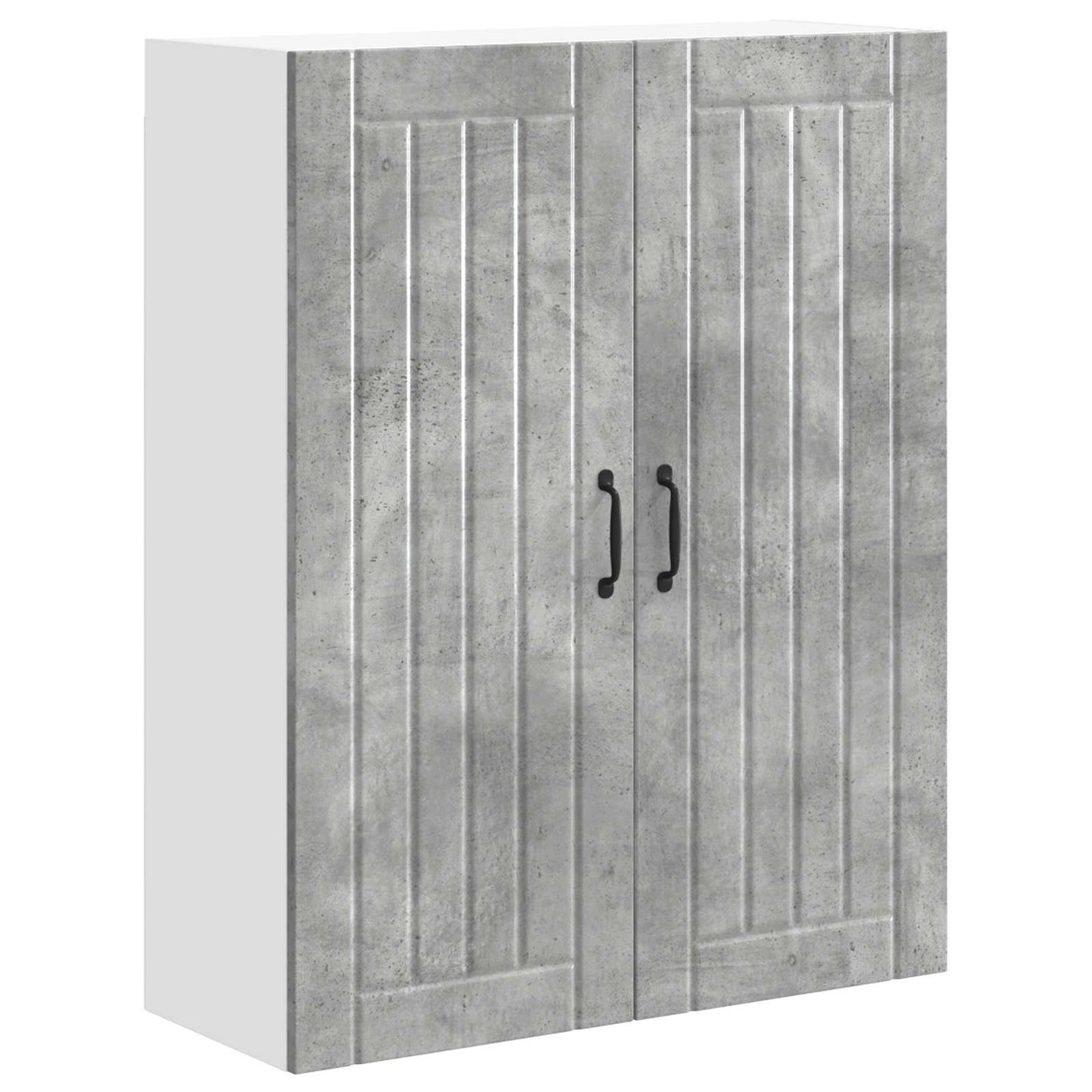 Veggskap LUCCA Betonggrå 80 x 31 x 100 cm Konstruert tre