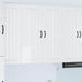 Veggskap LUCCA Høgglans hvit 80 x 31 x 100 cm Konstruert tre