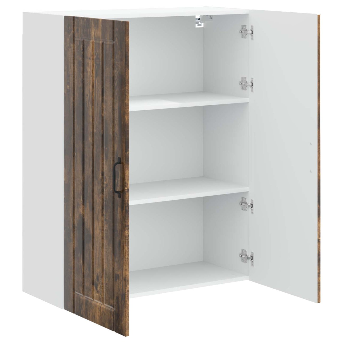 Veggskap LUCCA Røkt Eik 80 x 31 x 100 cm Konstruert tre
