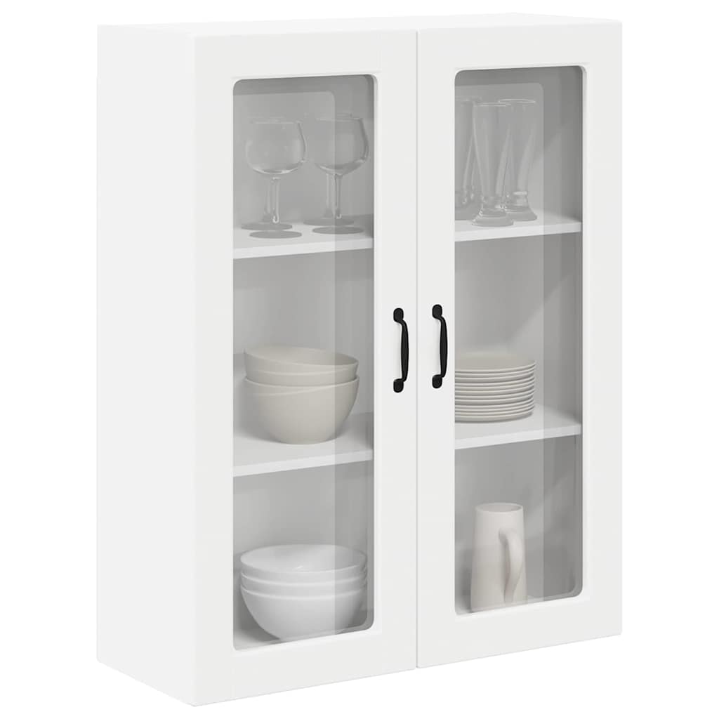 Vegghylle LUCCA Hvit 80 x 31 x 100 cm Konstruert tre