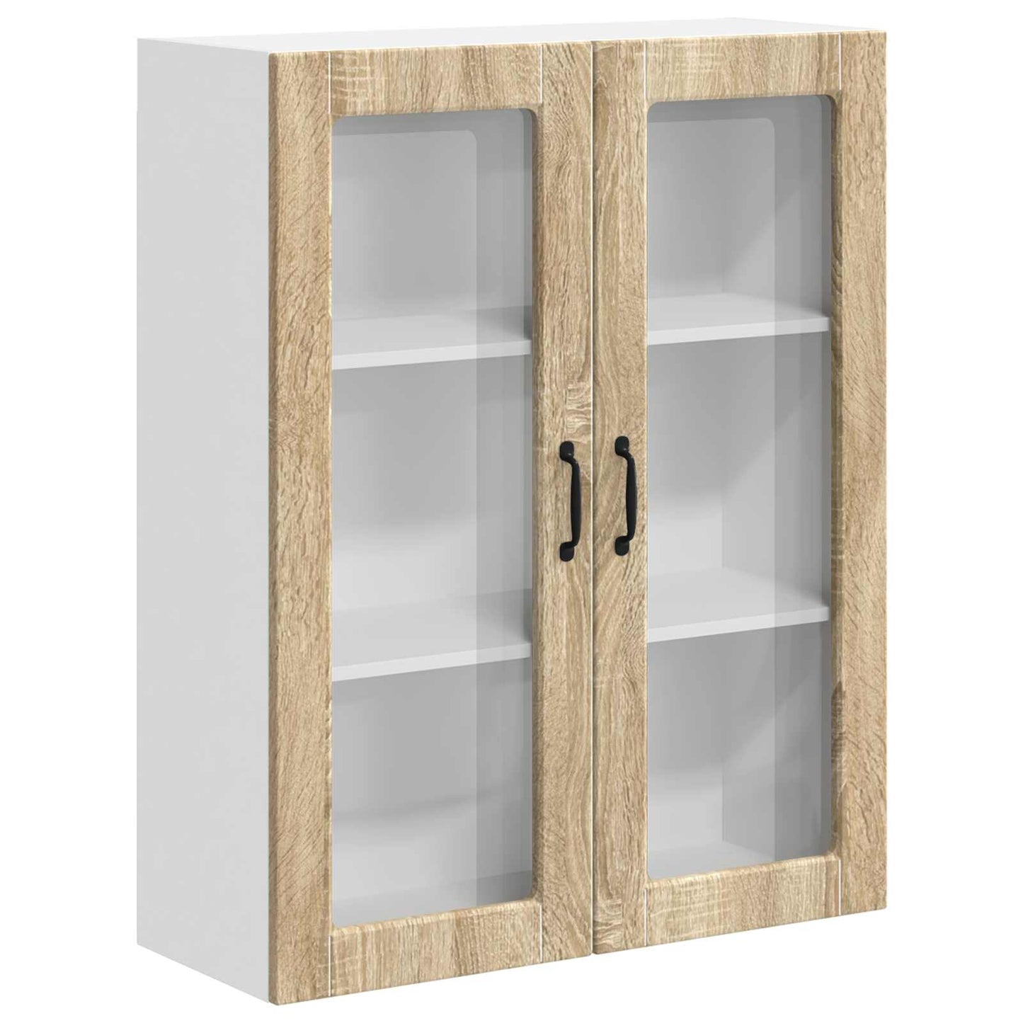Vegghylle LUCCA Sonoma eik 80 x 31 x 100 cm Konstruert tre