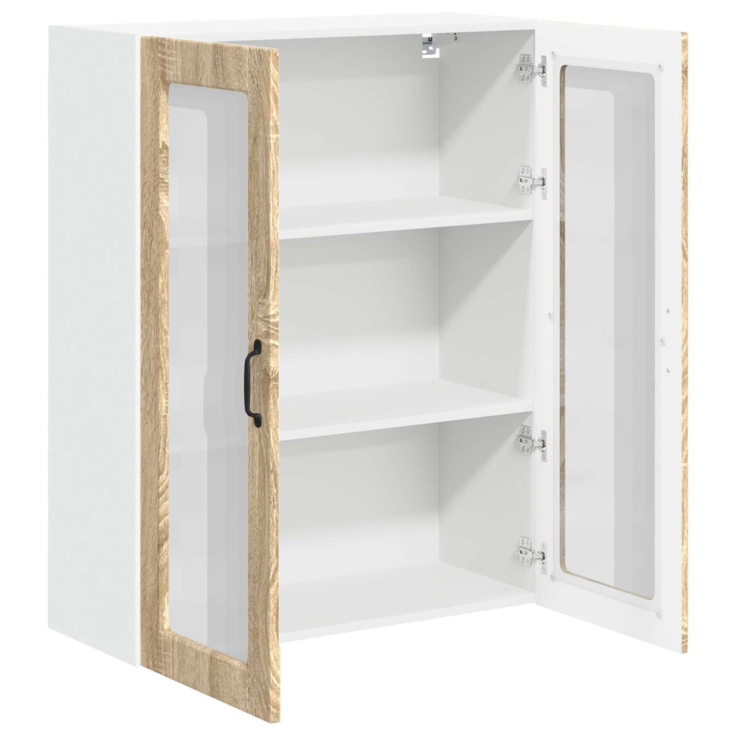 Vegghylle LUCCA Sonoma eik 80 x 31 x 100 cm Konstruert tre