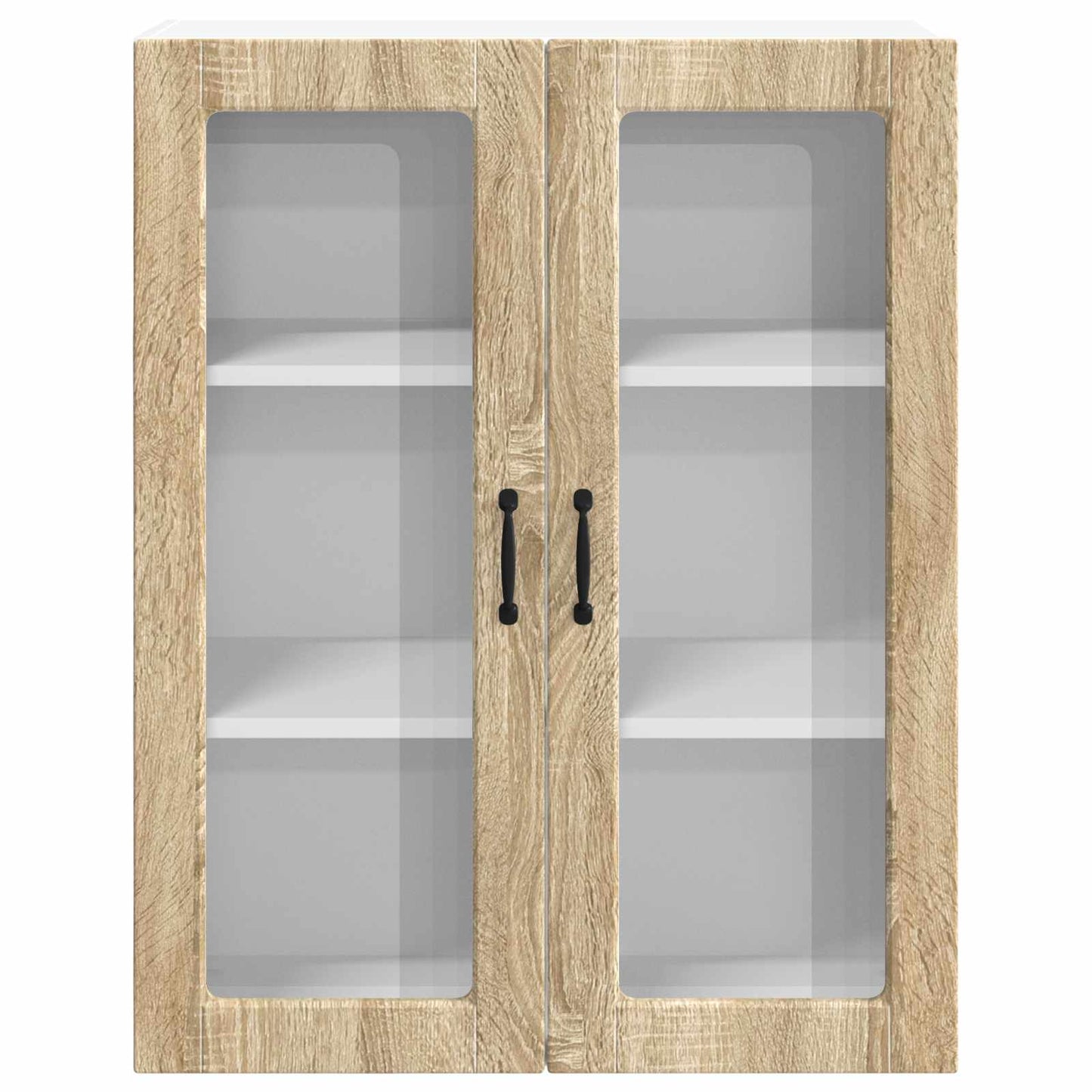 Vegghylle LUCCA Sonoma eik 80 x 31 x 100 cm Konstruert tre